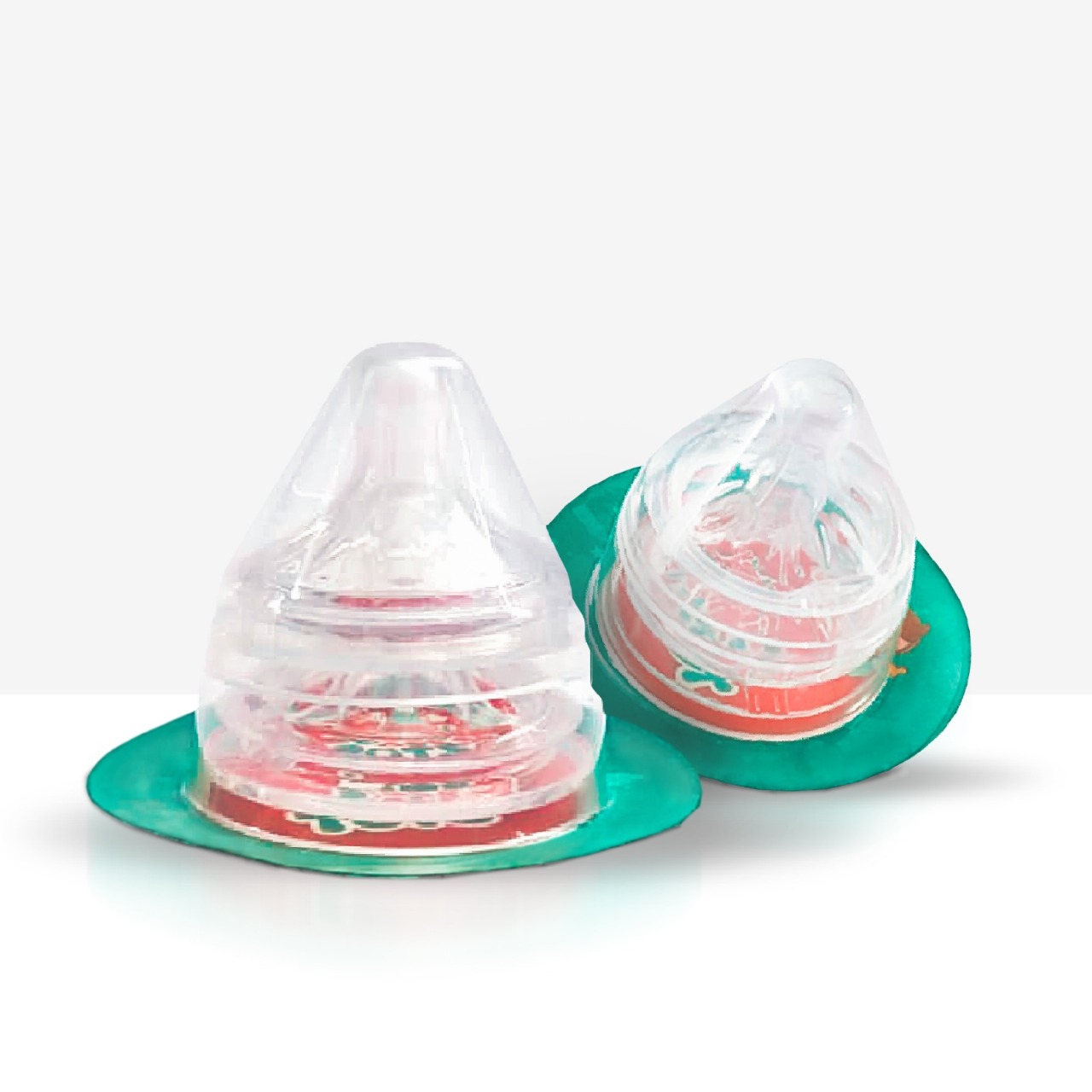 Tiny Tots Silicone Anti-Colic Nipples - Large (6-9 Months)(Packet of 2)