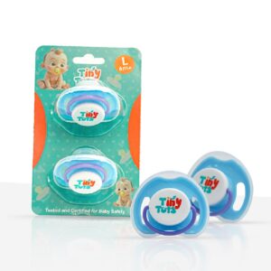 Tiny Tots Baby Pacifiers - Blue (Packet of 2)
